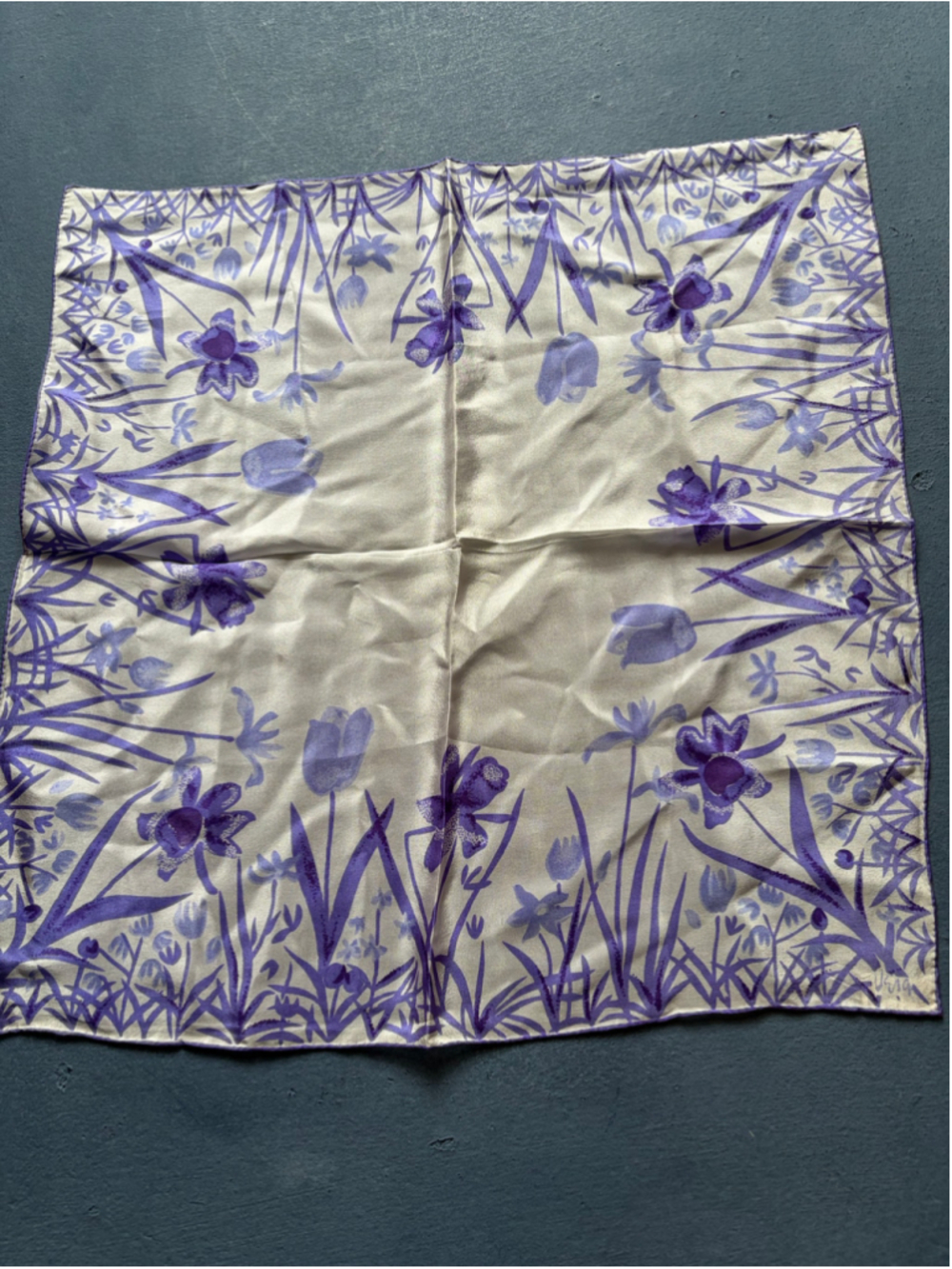 Vintage Vera Neumann Silk Scarf - Picture 2 of 8